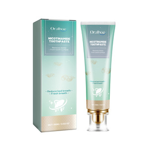 <span class=keywords><strong>Dentifricio</strong></span> Sbiancante ORALHOE all'ingrosso per la Cura dei Denti, Rinfrescante e Detergente Profondo, al Peppermint e Nicotinamide, 100g - Product Image 1