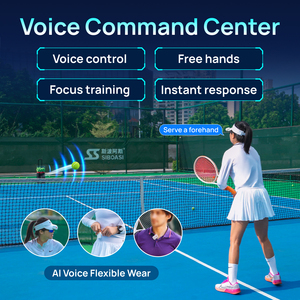 Macchina Lanciapalle da <span class=keywords><strong>Tennis</strong></span> Portatile Newchance T7 <span class=keywords><strong>Pro</strong></span> con Controllo Vocale Intelligente a Doppia Modalità, Parametri ABS Regolabili e Allenamento Preimpostato - Product Image 3