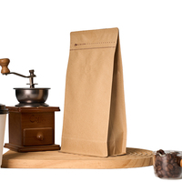 Sachet Doypack en Papier Kraft Biodégradable, Matériau de Qualité Alimentaire, avec Fenêtre et Fermeture Éclair Latérale pour Snacks aux Cacahuètes