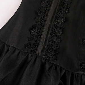 Abito Medievale da Donna, Vestito Rinascimentale a Maniche Lunghe con Colletto Alto, Abito da Regina Vittoriana - Product Image 3