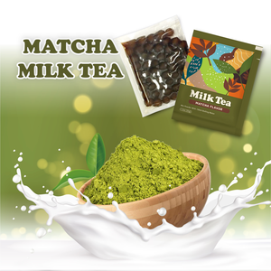 Perles de Matcha Comestibles Chewy Pearls Boba – Boîte de Desserts Instantanés – Kit de Garnitures – Conservation à Température Ambiante – Lot de 3 – Pour les Boutiques de Boissons - Product Image 3
