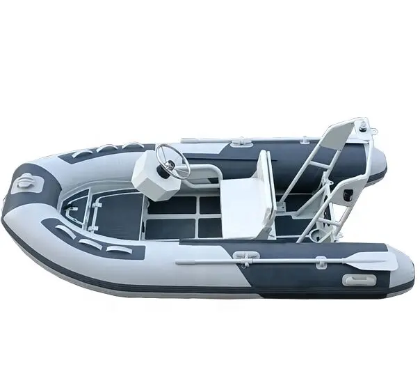 Kecil RIB300 Perahu Rusuk Tiup Aluminium, 10 Kaki Tahan Lama Orca Hypalon/PVC Kecepatan Cepat