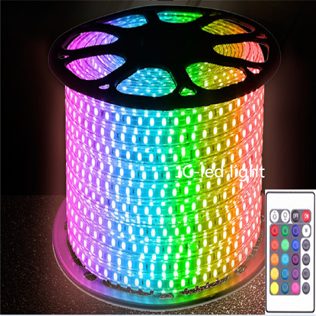 100m/Roll 220V 60leds/M Waterproof 100m Smart 5050 110v 220v Led Strip Lights