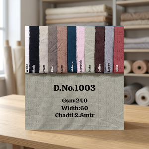 ผ้าลินินรักษ์โลก 100% ความหนา 200 GSM กว้าง 60 นิ้ว ย้อมสีพื้น ทอเรียบ ทนต่อการยับ สำหรับทำชุดเดรสและของตกแต่งบ้าน - Product Image 2