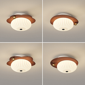 Vintage Style Minimalist Retro Ceiling <b>Light</b> Led Remote Control Surface Mounted Foyer <b>Corridor</b> <b>Light</b> Eye Protecting - Product Image 1