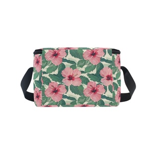 Sac isotherme portable pour le déjeuner, collection hawaïenne, design Lehua, personnalisé, élégant, en PEVA durable, pour le travail et l'école - Product Image 5