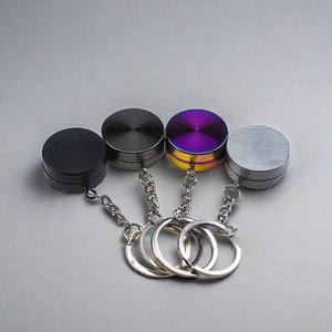 Accessoires pour fumeurs CN, porte-clés en gros, moulin à herbes manuel, moulin à tabac en métal zinc - Product Image 1