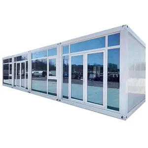 Large Living Portable Prefab Flat Pack Container House Anti Earthquake Construction Economic Prefabricated Home Building