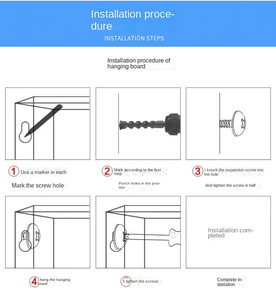 Leke nhà để xe Countertop hiển thị đứng công cụ điện treo tường giá gridwall khung đen <span class=keywords><strong>Pegboard</strong></span> - Product Image 3