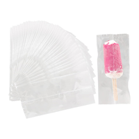 Sachet Congélation Personnalisé en Plastique Transparent, Sachet Soudable à la Machine Manuelle, Sachet Alimentaire Thermoscellable pour Crème Glacée