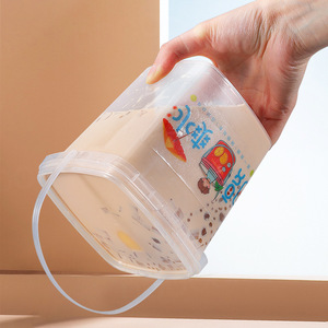 Contenedor de Alimentos Cuadrado Transparente Personalizado, 280ml-2L, Ecológico, Envase General - Product Image 3