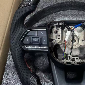 Volant en fibre de carbone pour <span class=keywords><strong>Toyota</strong></span> Hilux N70 N80 Land Cruise Prado 120 LC79 LC70 LC200 <span class=keywords><strong>Corolla</strong></span> Fortune Volant de voiture - Product Image 4