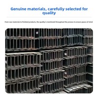 Poutre en I en acier galvanisé Q235 non allié laminée à chaud, norme nationale, pour support de construction de murs-rideaux