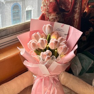 <span class=keywords><strong>Bouquet</strong></span> <span class=keywords><strong>de</strong></span> fleurs préservées en bâton torsadé fait main YZ, sac pour ensembles floraux doubles, applicable aux cadeaux romantiques pour petite amie - Product Image 5