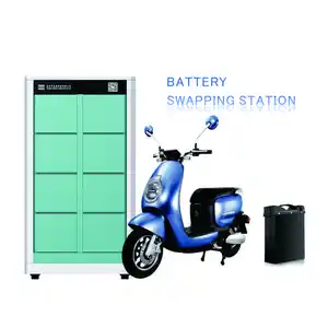 LNHI 8槽电池集中交换站电动自行车电池交换柜共享交换站