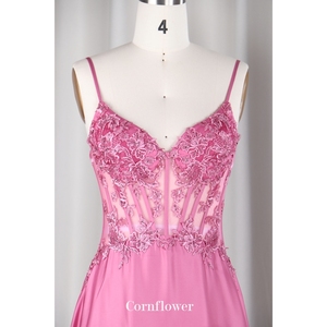 Robe de <span class=keywords><strong>demoiselle</strong></span> d'honneur moderne en satin pour jeunes femmes jupe droite corset en arête de poisson transparent longueur de plancher sans manches conception de dos en V - Product Image 4