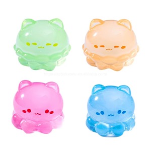 DIY Miniature Mignonne en Résine Chat Méduse, Micro Paysage Lumineux, Ornement pour Aquarium, Aménagement Paysager de Bassin à Poissons, Décoration de Maison de Poupées - Product Image 3