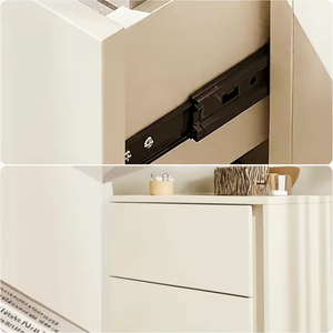 Armoire de rangement de chevet en bois moderne et simple, étagère de rangement compacte <span class=keywords><strong>convertible</strong></span> pour appartement, chambre à coucher, meuble de chevet - Product Image 5