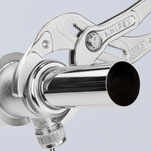 Alicates para sifón y conectores Knipex, con mandíbula de 1 pulgada, dentados, de acero al cromo vanadio, grado industrial, fabricados en Alemania - Product Image 1