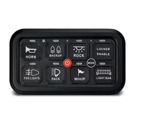 Panel de interruptores de 8 bandas Control de aplicación caliente P1 interruptor impermeable multifunción Compatible con camión RV Offroad Marine Tacoma Jeep