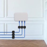 Support universel auto-adhésif pour organisateur de câbles électroniques Clips de câbles en plastique avec fonction magnétique Organisateur de câbles Clips de câbles