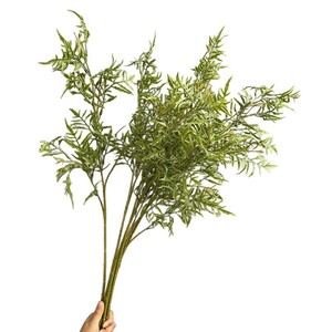 Feuille de fougère persane artificielle à longue tige, branche de verdure tombante, feuilles artificielles dégarnies pour vase, décoration florale, mariage, maison, hôtel - Product Image 5