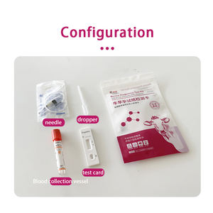 소 소 28 일 임신 테스트 키트 혈청 주사기 혈액 수집 튜브 수의학 동물 제품 신속 테스트 - Product Image 6