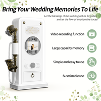 Caméra murale HD 1080P style antique pour livre d'or vidéo interactif – Mariage, Anniversaire, Remise de diplôme – Personnalisation OEM du logo – Vente directe usine