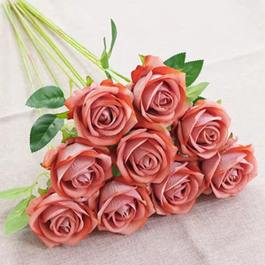 Wholesale Wedding Decorative <b>Artificial</b> <b>Flowers</b> Home Decorative <b>Flowers</b> Suitable for Valentine's Day Simulation Roses - Product Image 4