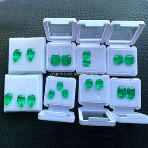 ГОРЯЧАЯ РАСПРОДАЖА: Гидротермальные изумруды кольумбийского типа, выращенные в лаборатории, огранка «кушон», сертифицированные, для колец, кулонов, ювелирных изделий, оптом - Product Image 5