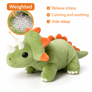 Jouet en peluche personnalisé super doux licorne dinosaure mignon avec poids, oreiller en peluche - Product Image 2