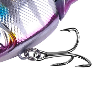 HENGJIA - Juego de 10 Señuelos de Pesca Articulados de 75 mm y 12 g, 2 Secciones, Plástico Duro, Tipo Minnow - Product Image 5