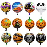 Ballons d'Halloween BLN en Mylar, ensemble de ballons fantômes, citrouilles et squelettes pour décorations de fête intérieures et extérieures pour la collecte de bonbons ou de farces.