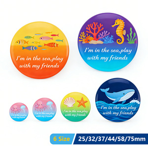 Badge Magnetici Personalizzabili di Alta Qualità 25/32/37/44/58/75mm, Magneti Promozionali per Frigorifero, 100 Set/Confezione - Product Image 2
