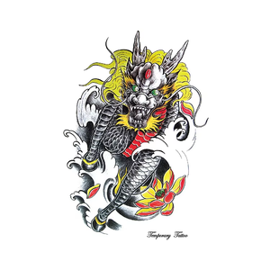 Pegatinas de <span class=keywords><strong>Tatuaje</strong></span> de Dragón para Brazo y <span class=keywords><strong>Hombro</strong></span>, Novedad 2025, Pegatinas de <span class=keywords><strong>Tatuaje</strong></span> Geniales para Adultos, para Hombres y Mujeres - Product Image 6