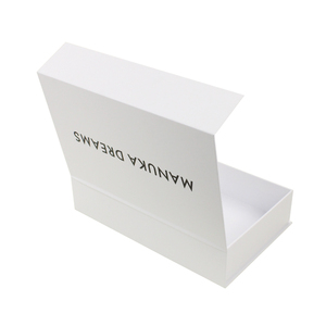 Luxury Eco Friendly Custom Book Shape Hard Flip Top <b>White</b> Small Folding Paper <b>Box</b> Magnetic Gift <b>Box</b> - Product Image 2