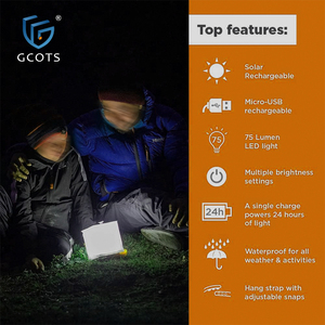 Multifunctional Waterproof GCOTS LED Portable Outdoor Rechargeable Searchlight Practical Camping - Product Image 5