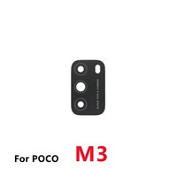 Lensa kaca kamera utama belakang, untuk POCO F1 F2pro F3 M3 Pro X3 Pro GT pengganti dengan pita perekat