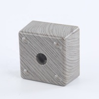 Pied de meuble en plastique ABS de style industriel, moderne, noir antique, réglable en hauteur, pour chambre, extérieur, salon, hôpital, atelier