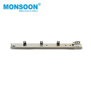 Glissière de tiroir dissimulée à crochet, 27 mm, extension 3/4, pour charge lourde, pour tiroir coulissant de cuisine ou armoire, finition zinc bleu - Product Image 6