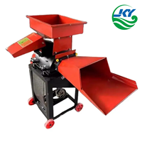 Broyeur à marteaux multifonctionnel pour aliments animaux (humides et secs) et coupe-fourrage, fonctionnant avec moteur diesel, électrique ou à essence