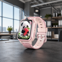 Montre connectée GPS pour enfants Wonelx KT42, design tendance, 4G, avec double caméra et Google Play, grande mémoire
