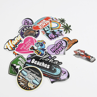 Autocollants et stickers de voiture personnalisés en PVC, imperméables, écologiques, avec dessins animés de chiens en lenticulaire