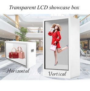 Hologram Etkili 3D Şeffaf LCD Reklam Kabini, Havaalanı ve Sergi Salonu Kullanımı için 86 İnç Dokunmatik Ekran - Product Image 3