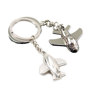 Porte-clés en métal 3D personnalisé avec logo, souvenir, mini accessoires d'<span class=keywords><strong>avion</strong></span>, porte-clés d'<span class=keywords><strong>avion</strong></span>, vente en gros - Product Image 1