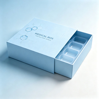 Boîte cadeau coulissante personnalisée de luxe, boîte en papier rigide pour l'emballage de produits cosmétiques et de soins de santé, coffret cadeau