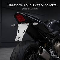 Support de plaque d'immatriculation de moto en alliage d'aluminium 6061-T6 anodisé anti-corrosion Dixuan Premium, usinage CNC de précision