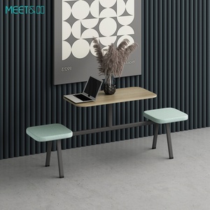 Bureaux de bureau au design moderne et élégant, ensemble table haute et chaises pour collaboration, réception publique, durable et de haute qualité - Product Image 4
