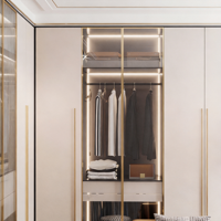 Système de dressing autoportant professionnel sur mesure, grande capacité, écologique, mobilier de chambre moderne pour hôtel