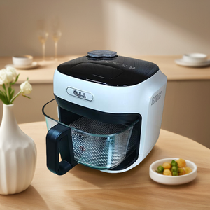 Freidora de Aire de <span class=keywords><strong>Vapor</strong></span> de 7L, Horno Tostador Eléctrico Cuadrado Elegante, Cocina de Comida Rápida con Gran Volumen para Uso Doméstico con Certificación CB - Product Image 4